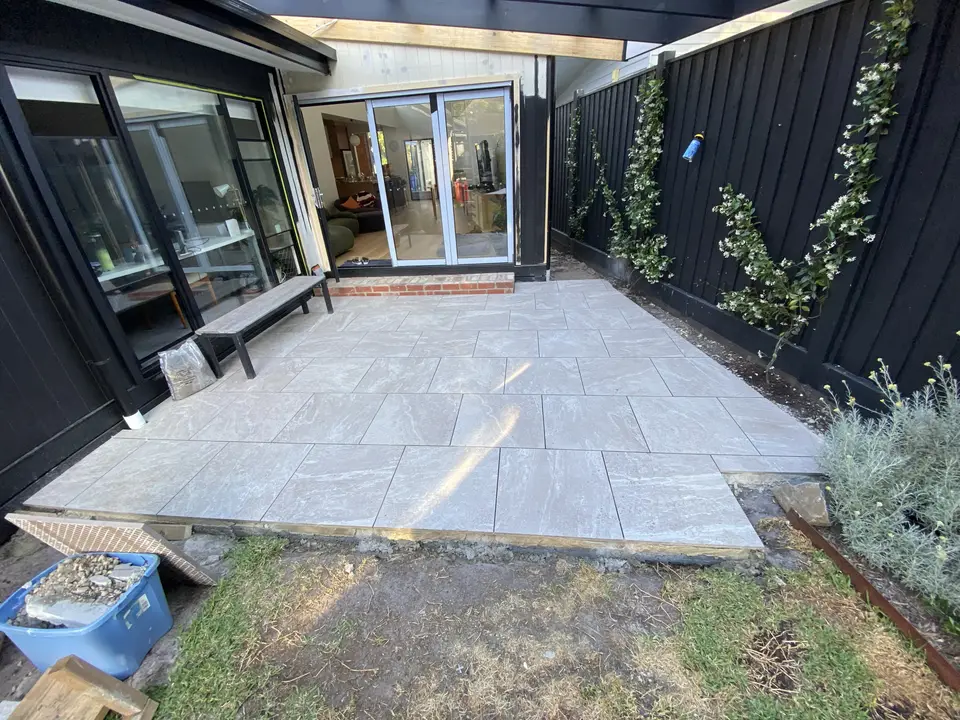 Beaumaris: Large-format paving, photo 1 of 2