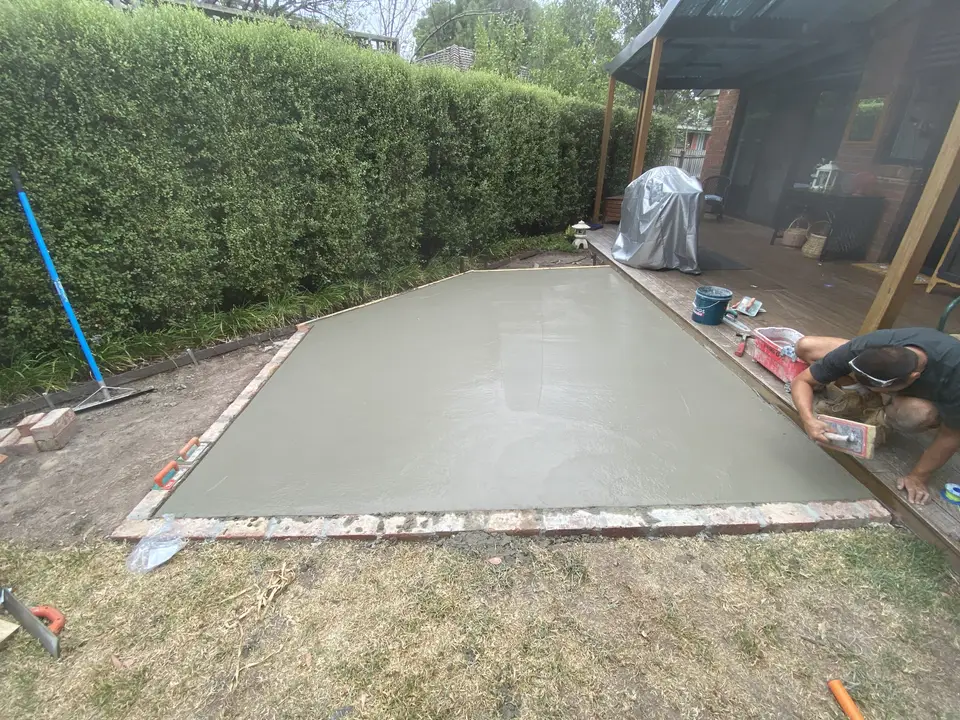 Ferntree Gully: Concrete slab (wet pour), photo 2 of 2