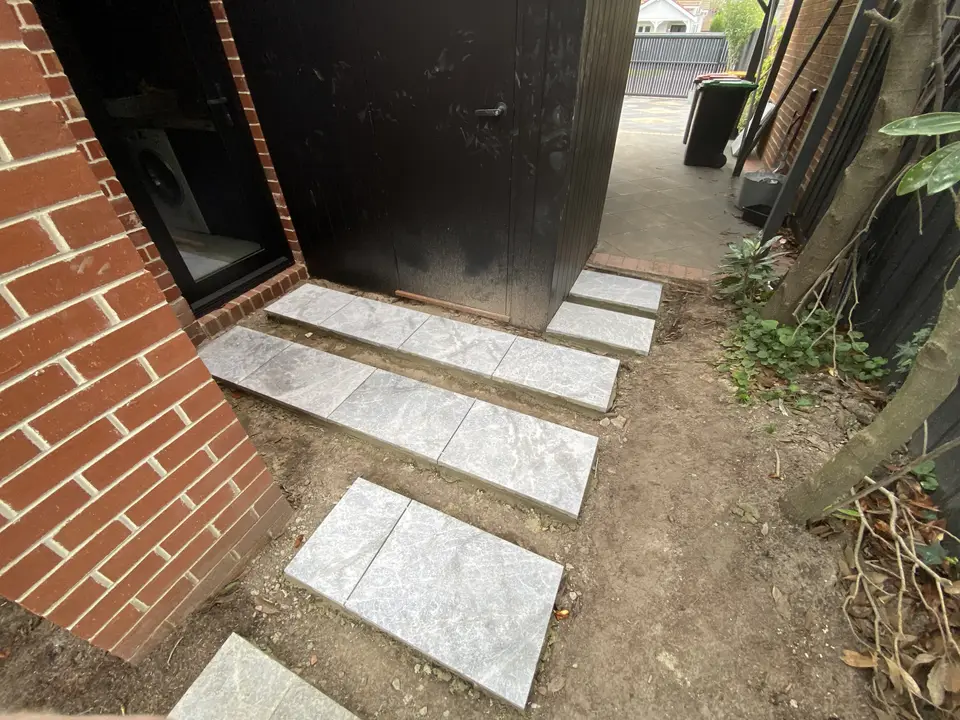 Malvern: Side passage refresh (before), photo 1 of 2